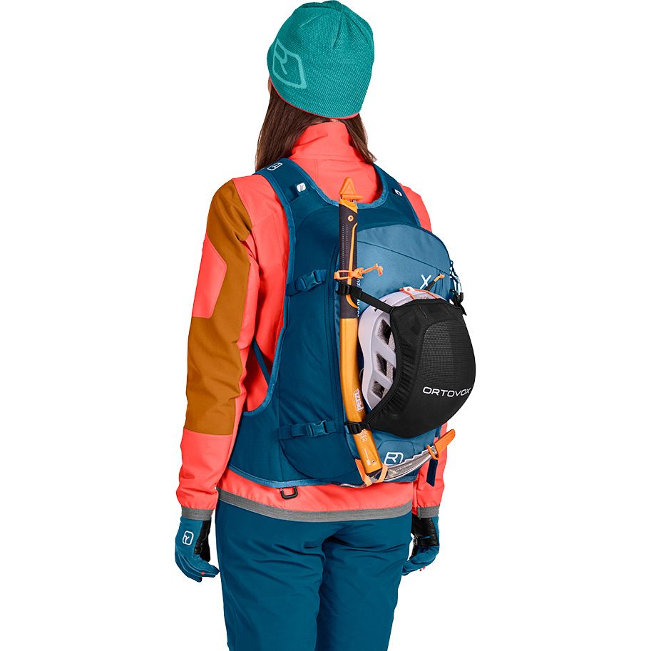 ORTOVOX Cross Rider 20 S Skitouring Backpack Unisex petrol blue at Sport Bittl Shop