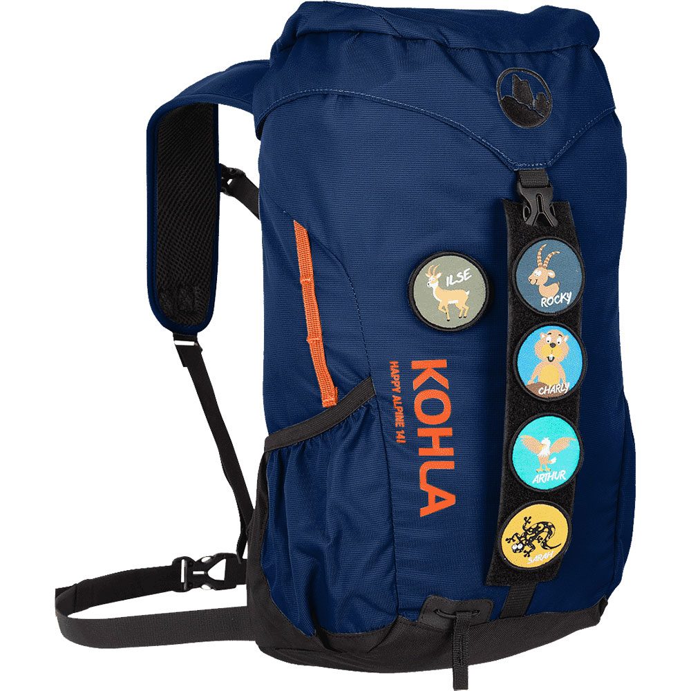 Happy Alpine 14L Backpack Kids navy peony