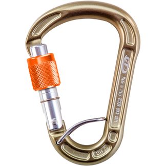 Climbing Technology - Concept SGL HC Screw Gate HMS Carabinter brown