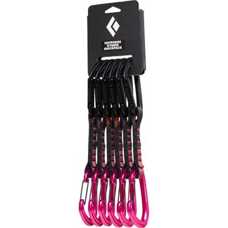 Black Diamond - Hotforge Hybrid Quickpack Keylock Carabiner 6 Pcs. 12cm ultra pink