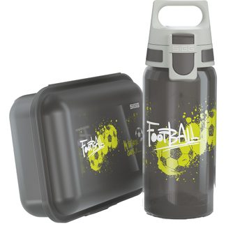 Sigg - VIVA Kids Lunchbox 0.5L Bottle Set Football Tag anthracite