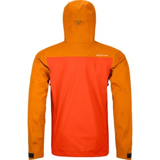 3L Ravine Hardshell Jacket Men hot orange