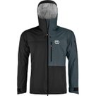 3L Ortler Hardshelljacke Herren black raven