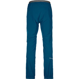 Berrino Softshell Pants Men petrol blue
