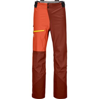ORTOVOX - 3L Ortler Hardshell Pants Men clay orange