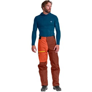 3L Ortler Hardshell Pants Men clay orange