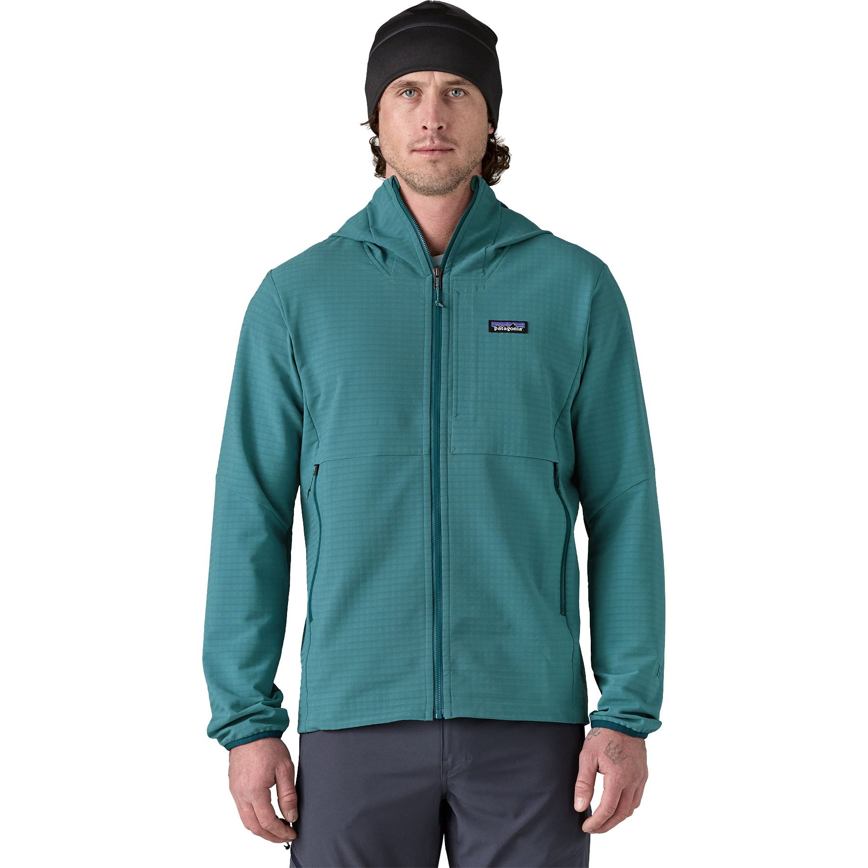 Patagonia - R1 TechFace Hoody Fleece Jacket Men wetland blue
