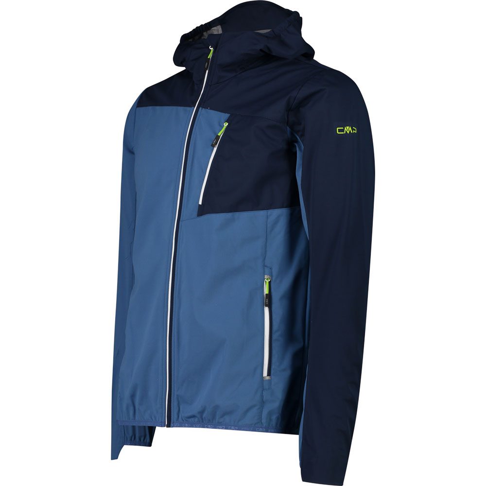 CMP - Fix Hood Softshell Jacket Men dusty blue at Sport Bittl Shop