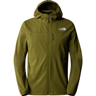 The North Face® - Nimble Hoodie Softshell Jacket Men forest olive