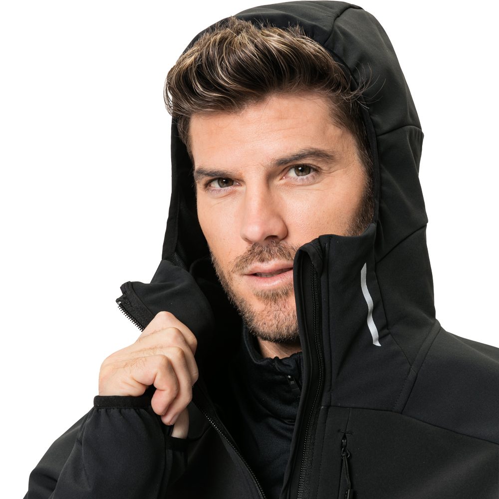 VAUDE - Larice V Softshell Jacket Men black at Sport Bittl Shop