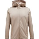 Rider Tech Zip Hood Midlayer Jacket Men avid beige