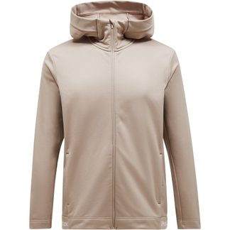 Rider Tech Zip Hood Midlayer-Jacke Herren avid beige