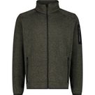 Knit-Tech Fleecejacke Herren olive