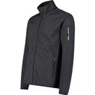 Knit-Tech Fleecejacke Herren schwarz