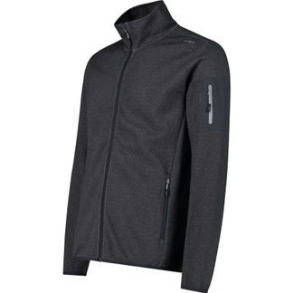 Knit-Tech Fleece Jacket Men black