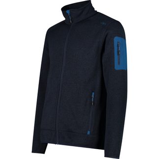 Knit-Tech Fleecejacke Herren blau