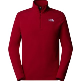 The North Face® - 100 Glacier 1/4 Zip Pullover Women garnet red