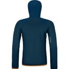 Fleece Grid Hoody Herren deep ocean