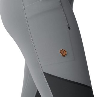 Abisko Värm Trekking Tights Damen black iron grey