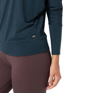 Kula Top Longsleeve Damen blueberry