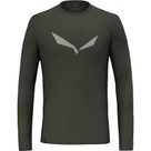 Solidlogo Dry Longsleeve Herren dark olive