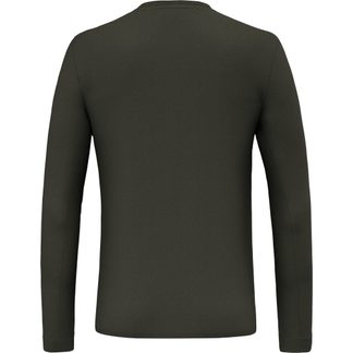 Solidlogo Dry Longsleeve Herren dark olive