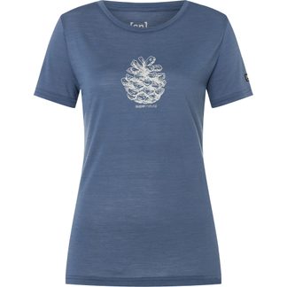 super.natural - Pine Cone T-Shirt Damen night shadow blue