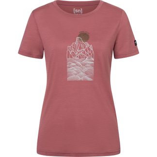 Preikestolen Cliffs T-Shirt Damen roan rouge