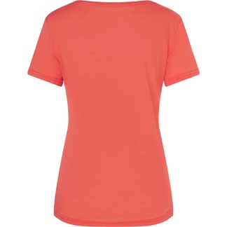 Blossom Boots T-Shirt Women living coral