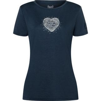 super.natural - Bio J Heartwood T-Shirt Women blueberry