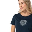 Bio J Heartwood T-Shirt Damen blueberry