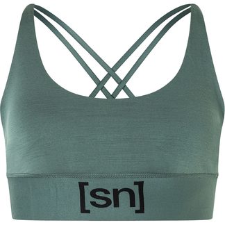 super.natural - Super Top Sports Bra Women balsam green