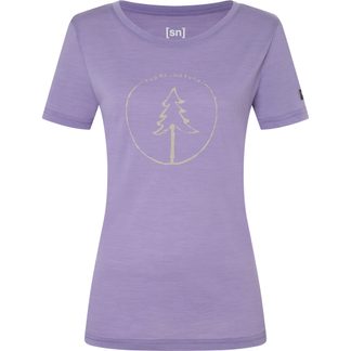 super.natural - Bubble Tree T-Shirt Damen purple haze