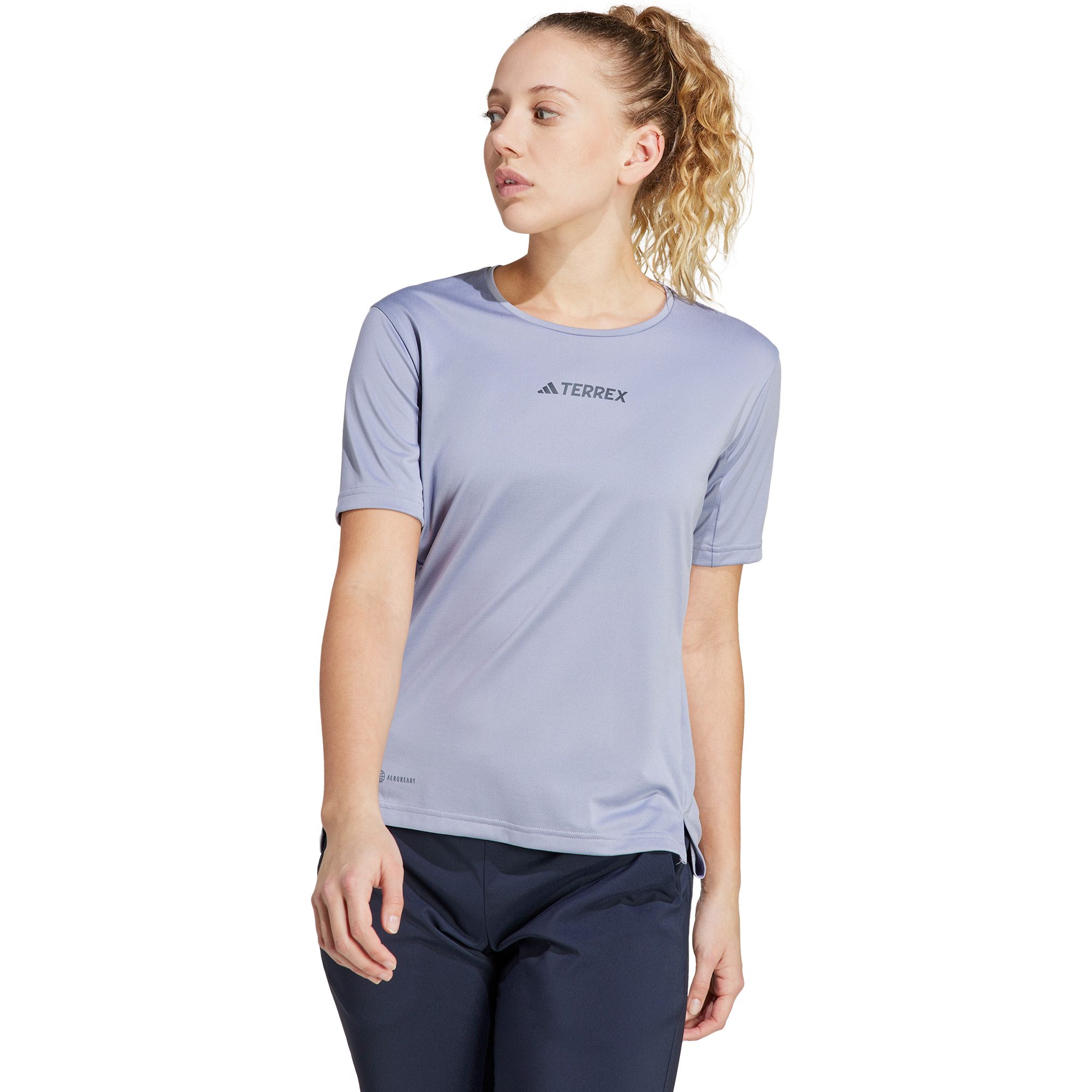 adidas TERREX - Terrex Multi T-Shirt Women silver violet at Sport Bittl Shop