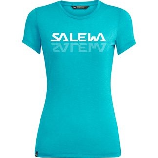 SALEWA - Graphic Dry T-Shirt Damen maui blue melange