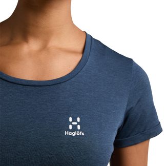 Ridge Hike T-Shirt Damen tarn blue solid