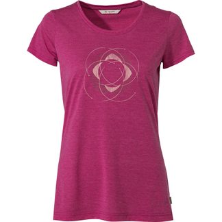 VAUDE - Skomer Print II T-Shirt Women rich pink