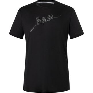 super.natural - Hiking T-Shirt Herren jet black