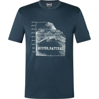 super.natural - Bio J 7 Peaks T-Shirt Men blueberry