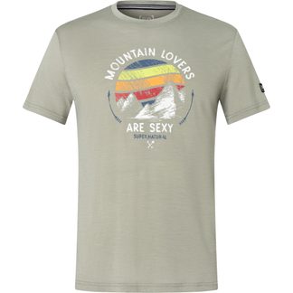 super.natural - Northern Lights T-Shirt Herren dried sage