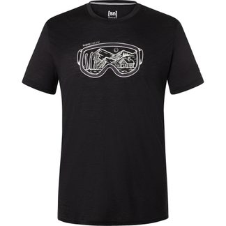 super.natural - Goggle T-Shirt Herren jet black