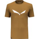 Solidlogo Dry T-Shirt Herren golden brown