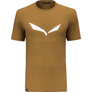 SALEWA - Solidlogo Dry T-Shirt Men golden brown