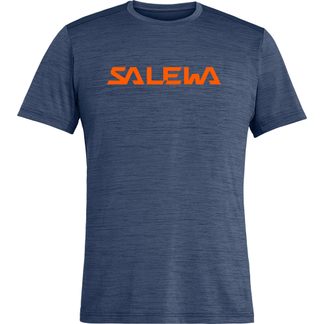 SALEWA - Puez Hybrid 2 Dry T-Shirt Men navy blazer melange
