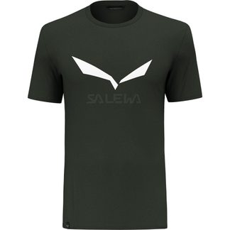SALEWA - Solidlogo Dry T-Shirt Herren dark olive melange