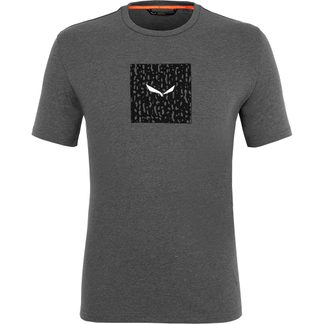 SALEWA - Pure Box Dry T-Shirt Herren onyx melange