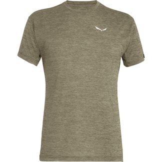 SALEWA - Puez Melange Dry T-Shirt Men dark olive melange