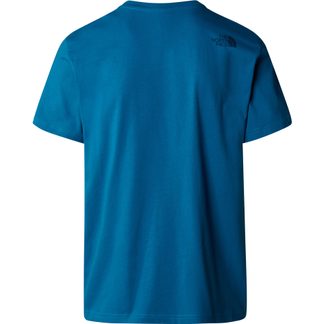 Mountain Line T-Shirt Herren adriatic blue
