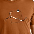 150 Cool Peak Focus T-Shirt Herren bristle brown