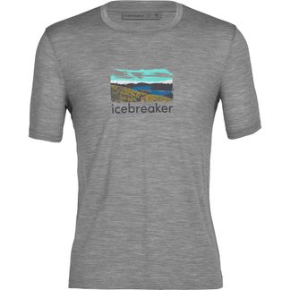 Icebreaker - Tech Lite II Trailhead T-Shirt Herren metro hthr
